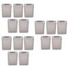 CRAKES 15Pcs 3.5 Inch IDE SATA HDD Hard Drive Disk Plastic Storage Box Case Enclosure view 1