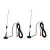2X UT-106UV -Female Car Magnetic Antenna for UV-5R UV-82 UV-9R Walkie Talkie view 1