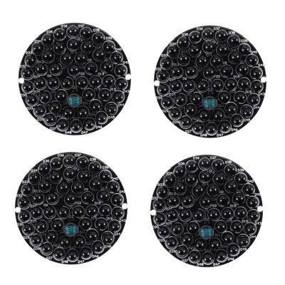 CRAKES 4X IR Infrared LED Board 940Nm 48Pcs IR Invisible at Night No Exposure Light Board