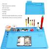 Fafeicy Silicone Electronic Repair Mat,high Temperature Resistant Heat Insulation Silicone Repair Mat or Cellphone, Computer, PCB Board view 3