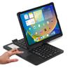 Touchpad Keyboard Case for iPad (A16) 11th Gen 2025/iPad 10th Generation 2022, Backlit Trackpad Keyboard Folio Smart 360 Rotatable Stand Cover with Pencil Holder, Black view 1