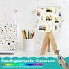 OEPWQIWEPZ Tripod Bedside Desk Table Lamp Cute Children Seamless Construction Machinery Cartoon Hand Wood Nightstand Lamp with Linen Fabric Shade for Nursery Bedroom Living Room Kids Room view 2