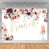 Fivan 6.5x5ft Let's Brunch Party Backdrop Event Dessert Table Background Decoration Supplies Gifts view 1