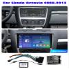 10'' Screen Android 12 Car Stereo Radio for Skoda Octavia 2008-2013 Car Multimedia Player with GPS Navigation Bluetooth FM Radio WiFi SWC DSP + Rear View Camera,M6 pro/8+256g/sr view 2