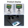 G1600 G1200 Digital Microscope 12M 1-1600X Magnification Microscope 9inch LCD Photo Video Playback Mode 16 Languages Microscope (Color : G1600 No Light, Size : US Plug) view 4