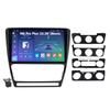 10'' Screen Android 12 Car Stereo Radio for Skoda Octavia 2008-2013 Car Multimedia Player with GPS Navigation Bluetooth FM Radio WiFi SWC DSP + Rear View Camera,M6 pro Plus/8+128g/bk view 1