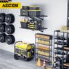 Aecxm 2-Pack 2x3ft Adjustable Garage Wall Shelving 560lbs Load Capacity Heavy Duty Wall Mounted Storage Shelf Metal Floating Shelves for Garage(Black) view 2