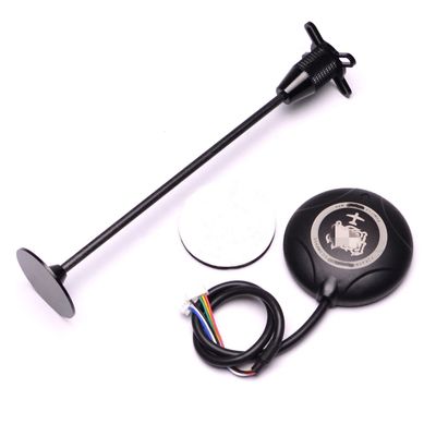 Drone Accessories for M8N 8N / / 7M / 6M GPS High Precision Built in Compass w/Stand Holder for AMP2.6 APM2.8 for Pixhawk Pix 2.4.6 2.4.8 Replaceable (Color : 8N GPS+Black Holder for Pix)