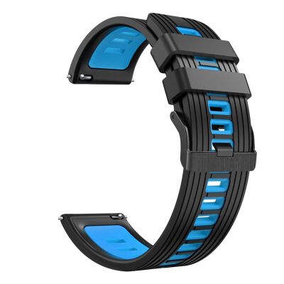 GANYUU Silicone Strap Bands for Pro 3/3 GPS LTE Smart Watchband 22MM Bracelet Wrist Straps for Pro 2020 S2 E2 Correa(Style F,22mm Universal)