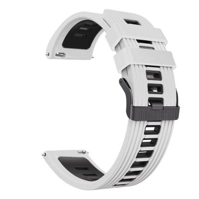 GANYUU Silicone Strap Bands for Pro 3/3 GPS LTE Smart Watchband 22MM Bracelet Wrist Straps for Pro 2020 S2 E2 Correa(Style C,Ticwatch Pro 2020)