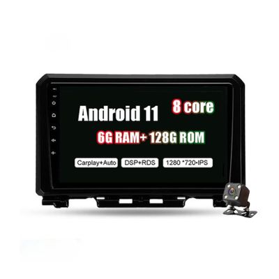 Android 11 9" IPS Touch Screen Car Stereo,Carplay RDS FM Car Radio for Suzuki Jimny 2018 2019 2020 Support USB DSP Steering Wheel Control DAB+ OBD DSP DVR+