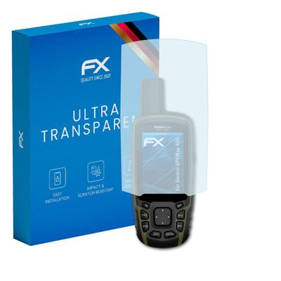 atFoliX Screen Protection Film compatible with Garmin GPSMap 65s Screen Protector, ultra-clear FX Protective Film (3X)