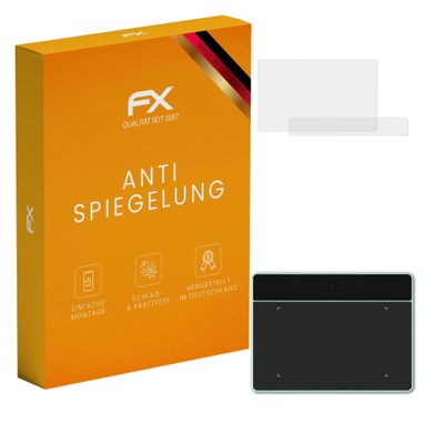 atFoliX Screen Protector compatible with XP-PEN Deco Fun S CT640 Screen Protection Film, anti-reflective and shock-absorbing FX Protector Film (Set of 2)