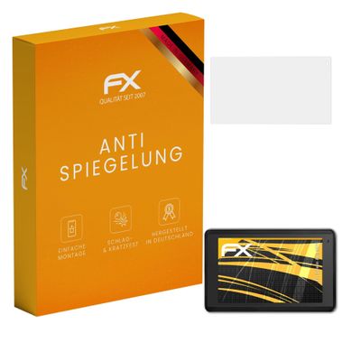 atFoliX Screen Protector compatible with Garmin Aera 660 Screen Protection Film, anti-reflective and shock-absorbing FX Protector Film (3X)