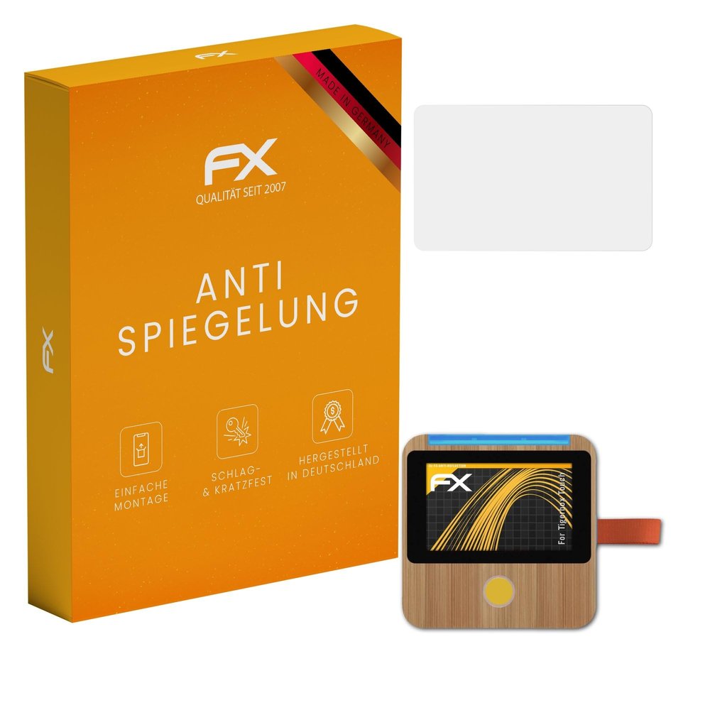 atFoliX Screen Protector compatible with Tigerbox Touch Screen Protection Film, anti-reflective and shock-absorbing FX Protector Film (3X)