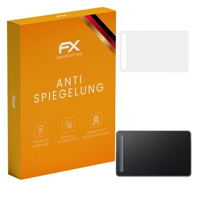 atFoliX Screen Protector compatible with XP-PEN Deco M Screen Protection Film, anti-reflective and shock-absorbing FX Protector Film (2X)