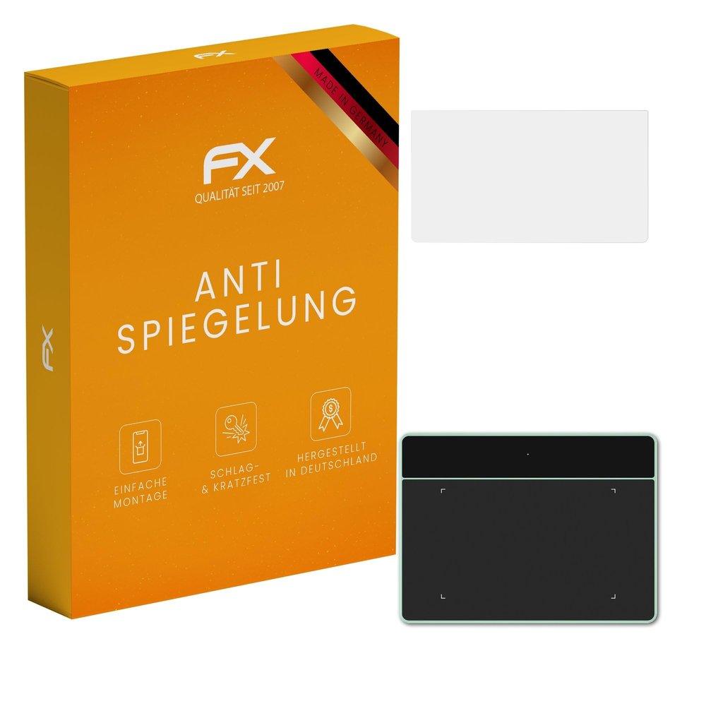 atFoliX Screen Protector compatible with XP-PEN Deco Fun XS CT430 Screen Protection Film, anti-reflective and shock-absorbing FX Protector Film (2X)