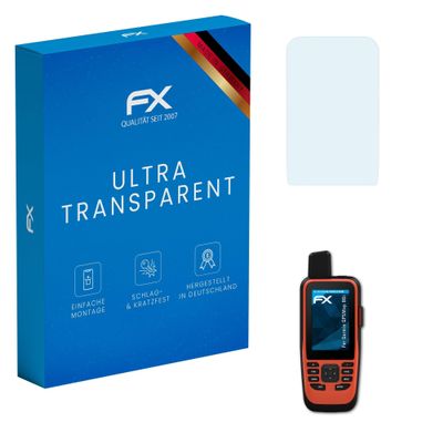 atFoliX Screen Protection Film compatible with Garmin GPSMap 86i Screen Protector, ultra-clear FX Protective Film (3X)