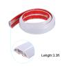 PATIKIL Floor Cord Cover Cable Protector Cable Raceway Hider 3.3ft White Self Adhesive Extension Cable Management for Home Office 0.8" W x 0.4" H view 3