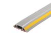 PATIKIL Floor Cord Cover Cable Protector Cable Raceway Hider 3.3ft Yellow Grey Self Adhesive Extension Cable Management for Home Office 0.55" W x 0.28" H view 1