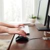 Verbatim USB Silent Corded Optical Mouse - Wired Noiseless Silent Click Computer Mouse for PC, Mac, Laptop, Chromebook - Black 70749 view 4