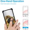 Blu Studio X5 2022 5 Inch Case Compatible with Blu Studio X5 2022 5 Inch Phone Case Cover [with Tempered Glass Screen Protector][Hard PC + Soft Silicone][Ring Support] [Silver Reflect Light] DYH-LYB view 4