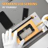 Spolehli 7in Lcd Screen Separator Machine with Built-in Vacuum Pump, Screen Repair Separating Machine for Mobile Phones, Fast Heat Plate Touch Screen Removal Tool with Led Digital Display 110V view 2