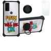 ATT Radiant Max 5G Case Compatible with ATT Radiant Max 5G Phone Case Cover [with Tempered Glass Screen Protector][Hard PC + Soft Silicone][Ring Support] [Silver Reflect Light] DYH-OK view 1