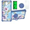 Lush Mint L1589k Case Compatible with Lush Mint L1589k Phone Case Cover [with Tempered Glass Screen Protector][Hard PC + Soft Silicone][Ring Support] [Gold Glitter+Luminous] JSL-SZH view 1