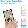 Blu Studio X10l Case Compatible with Blu Studio X10l Phone Case Cover [with Tempered Glass Screen Protector][Hard PC + Soft Silicone][Ring Support] [Colorful Reflect Light] IMDH-HSJ view 4