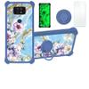 ATT Maestro Max Case Compatible with ATT Maestro Max Phone Case Cover [with Tempered Glass Screen Protector][Hard PC + Soft Silicone][Ring Support] [Gold Glitter+Luminous] JSL-SZH view 1