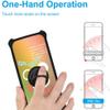 Sky Device Elite G55 Case Compatible with Sky Device Elite G55 Phone Case Cover [with Tempered Glass Screen Protector][Hard PC + Soft Silicone][Ring Support] [Golden Reflect Light] DJH-XXX view 4
