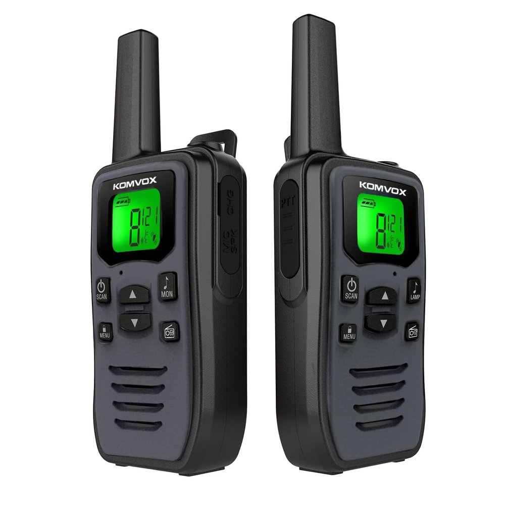 Long Walkie Talkies for Adults with 36 Channels, Two-Way Radio Walkie Talky with NOAA Weather Alerts, Emergency Radio for Camping Hiking Gear