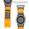 Nylon Sports Watch Band, 22mm Military Strap Compatible with Garmin Fenix 8 47mm /7/7 Pro/6/6 Pro/5/5 Plus/E 47mm, MARQ Athlete/Golfer/Driver/Captain/Adventurer/Commander, Instinct 2/Crossover/Tacical/Esports/Tide, D2 Delta S/Descent G1, Approach S60 view 4