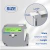 6 x Fluorescent Color Label Maker Tape Compatible with Brother Label Maker Replacement for P-Touch Label Tape 12mm 0.47Inch M-K231 M Tape Work with PT-M95 PT-90 PT-70 PT-65 PT-85 view 3