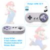 2 Pack Wireless USB SNES Controller for Windows PC, macOS (Purple/Gray) view 2