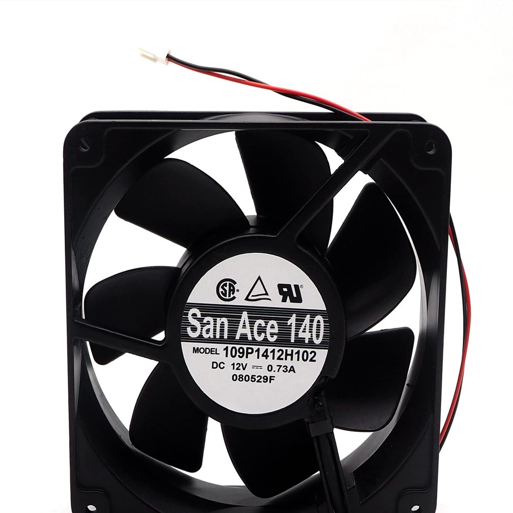 109P1412H102 DC12V 0.73A 14038 14cm 2-Wire Cooling Fan