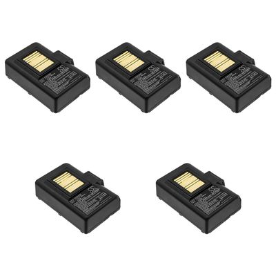 Tingen 5 Pcs 2600mAh Battery Replacement for ZQ610 ZQ510 P1031365-025 P1023901-LF P1031365-069 AT16004 P1023901 BTRY-MPP-34MA1-01 (7.4V)