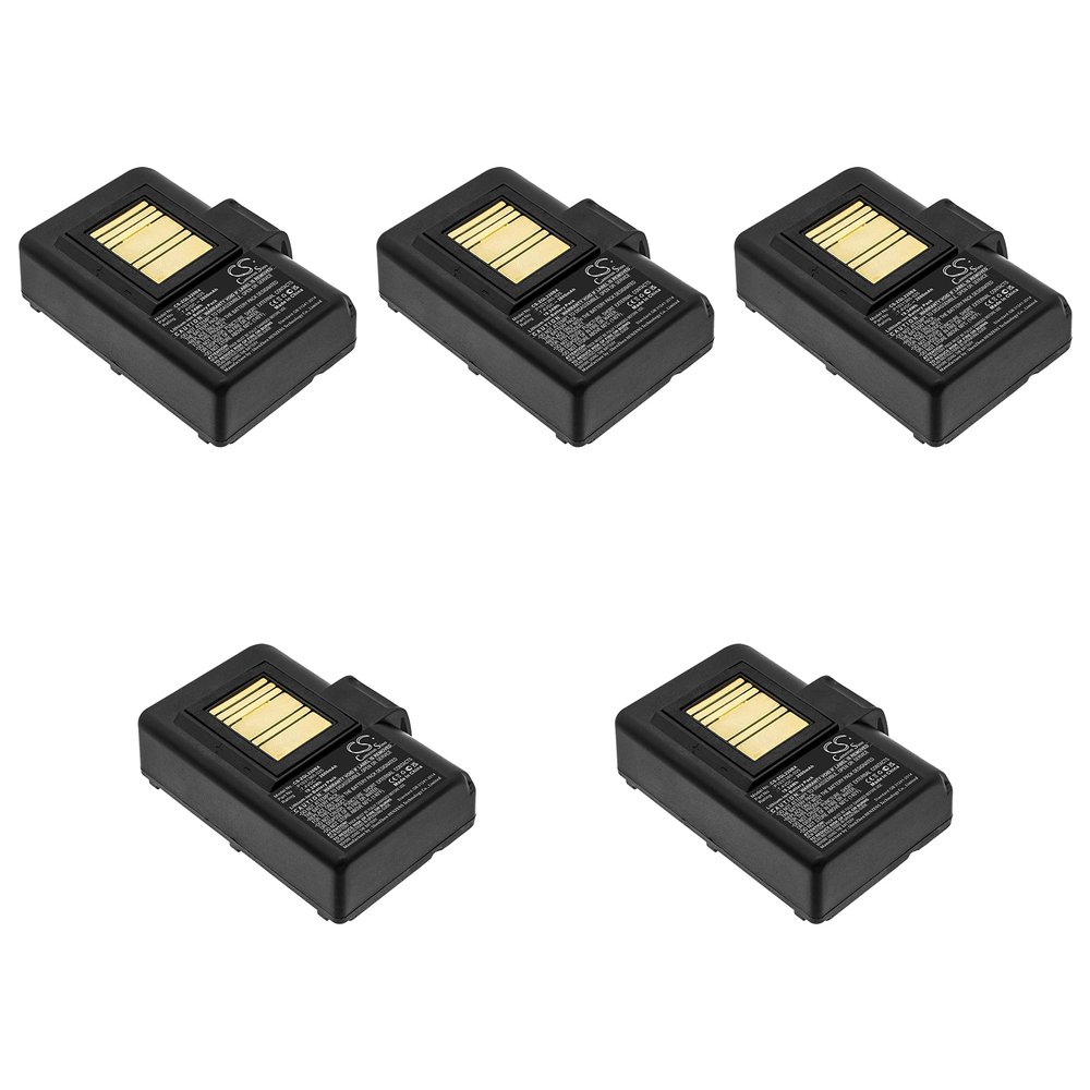 Tingen 5 Pcs 2600mAh Battery Replacement for ZQ610 ZQ510 P1031365-025 P1023901-LF P1031365-069 AT16004 P1023901 BTRY-MPP-34MA1-01 (7.4V)