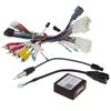 Bestycar 16pin Car Stereo Wiring Harness Adapter with Canbus Box for Mitsubishi Outlander Pajero Support OEM Rockford Amplifier Camera SWC USB view 1