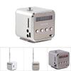 KUIDAMOS TD V26 Portable Mini Speaker,Mini Speaker Music Player Portable Support TF Card and U Disk,Mini Digital Display Screen Speaker Music Player(Silver) view 2