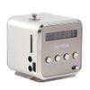 KUIDAMOS TD V26 Portable Mini Speaker,Mini Speaker Music Player Portable Support TF Card and U Disk,Mini Digital Display Screen Speaker Music Player(Silver) view 4