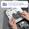 Brother Genuine P-Touch TZE-N201 Tape, 9/64" (0.13") Wide Super-Narrow Non-Laminated Tape, Black on White, Recommended for Home and Indoor Use, 0.13" x 26.2' (3.5mm x 8M), Single-Pack, TZEN201 view 2