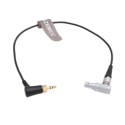 SZRMCC Locking 3.5mm TRS to Right Angle 5 Pin Timecode Cable for Deity TC-1 Arri Alexa Audio Cameras Sound Devices 633 664 688 702T 788T (Right Angle 5pin Male)