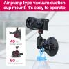 ULANZI SC-02 Suction Mount 4.5'', Magic Arm Bracket for DSLR Cameras Action Camera Video Shooting Filming, Compatible with DJI OSMO Pocket 3/Insta 360 x5/OSMO 360/Sony/Canon/Nikon/Xtra Action Cameras view 3