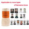 WEBUP Cotton Kerosene Wick Outdoor Kerosene Stove Wicks Replacement Kerosene Wick Efficient Heating for Tent Heater/Camping Heater (Color : 6 Wicks) view 4