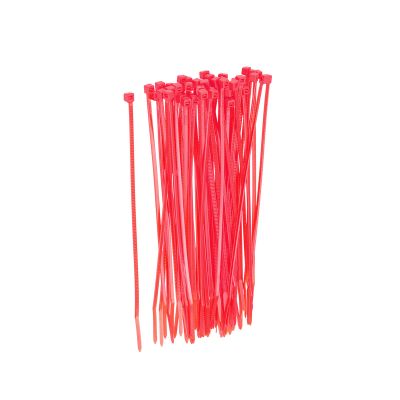 Rebower Cable Zip Ties Nylon Cable Wraps, [for Home, Garage and Daily Use] - 6x0.1 Inch/Pink / 120Pcs