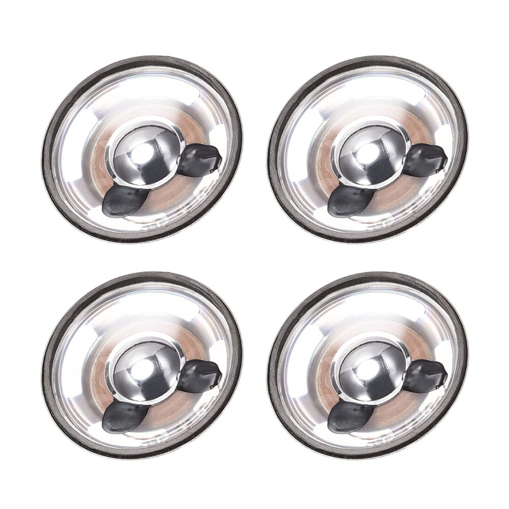 DMiotech 4 Pack 3W 4 Ohm 50mm Diameter DIY Magnetic Speaker Round Type Internal Replacement Loudspeaker for DIY Speaker