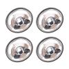 DMiotech 4 Pack 3W 4 Ohm 50mm Diameter DIY Magnetic Speaker Round Type Internal Replacement Loudspeaker for DIY Speaker view 1