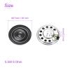 DMiotech 2 Pack 0.5W 8 Ohm 27mm Diameter DIY Magnetic Speaker Round Type Internal Replacement Loudspeaker for Building Intercom Black view 3